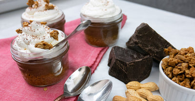 Chocolate Cream Pie with Peanut Butter Granola Crust